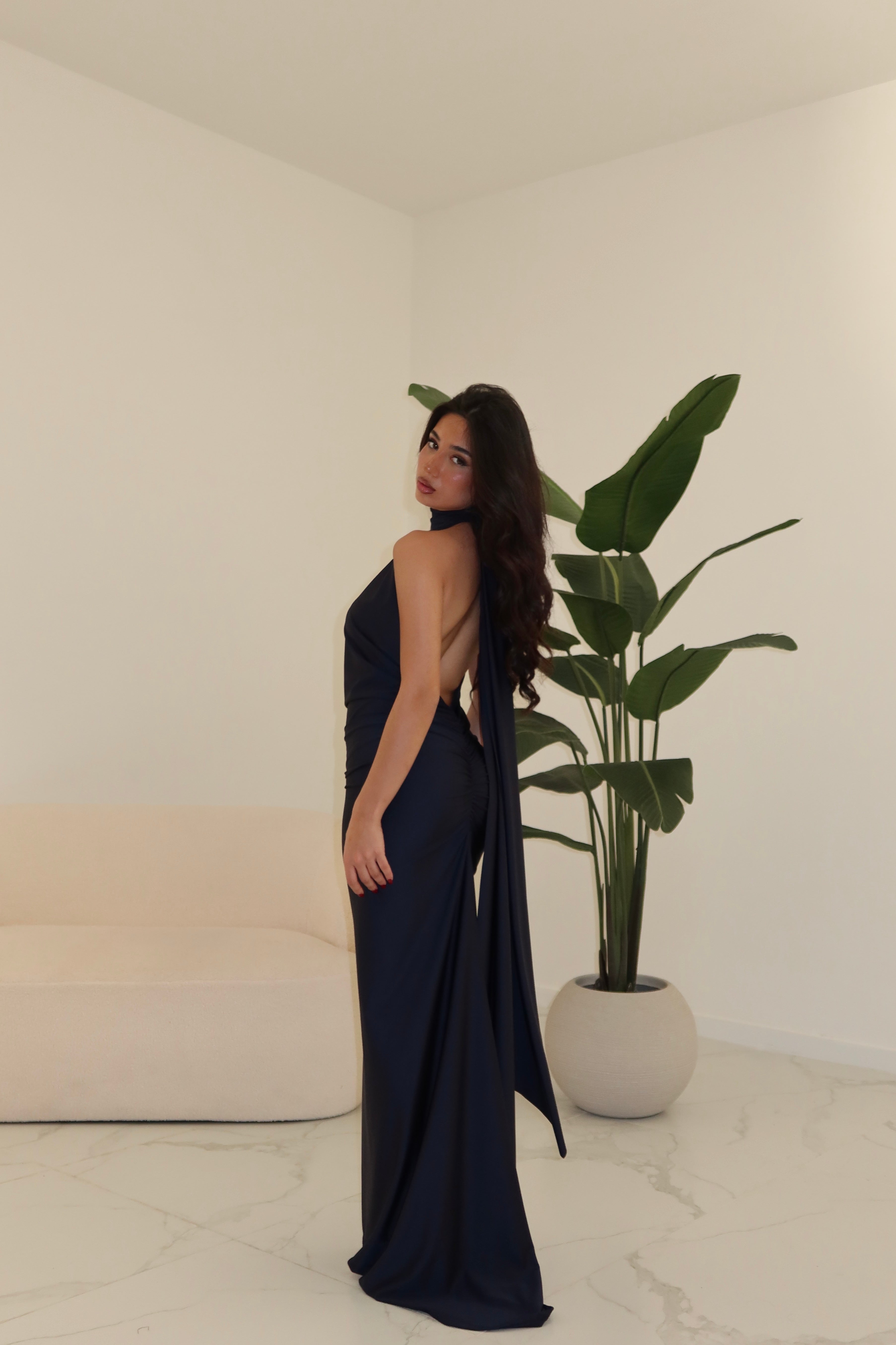 Robe bleue Danyla - Harana