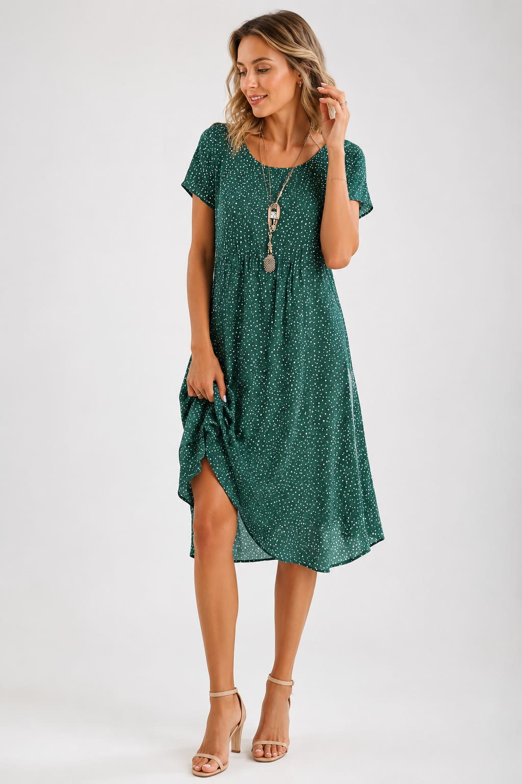 Robe midi d'été pour femmes - Harana