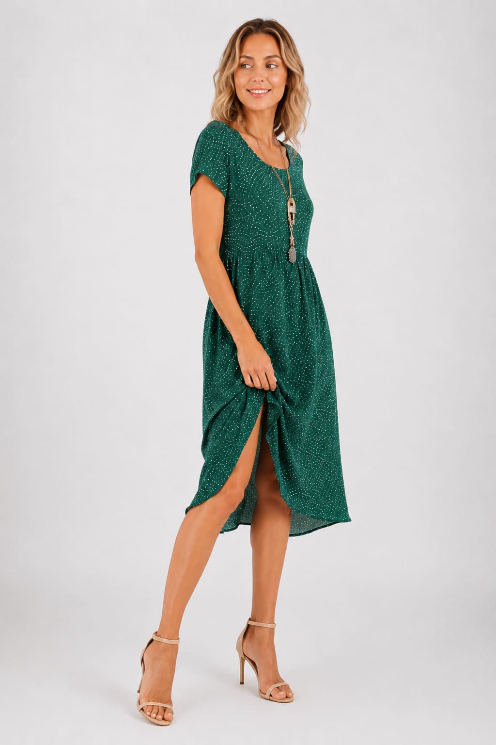 Robe midi d'été pour femmes - Harana
