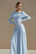 Robe longue bleu ciel - Harana