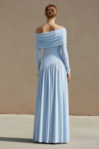 Robe longue bleu ciel - Harana