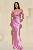 Robe longue bonbon pink - Harana