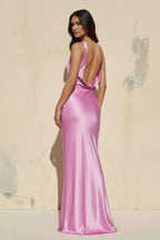 Robe longue bonbon pink - Harana