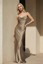 Robe longue marron - Harana