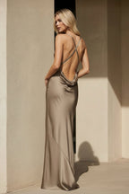 Robe longue marron - Harana