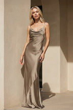 Robe longue marron - Harana