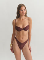 Sonnenschutz-Bikini mit Drapierungseffekt - Harana