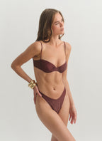 Sonnenschutz-Bikini mit Drapierungseffekt - Harana