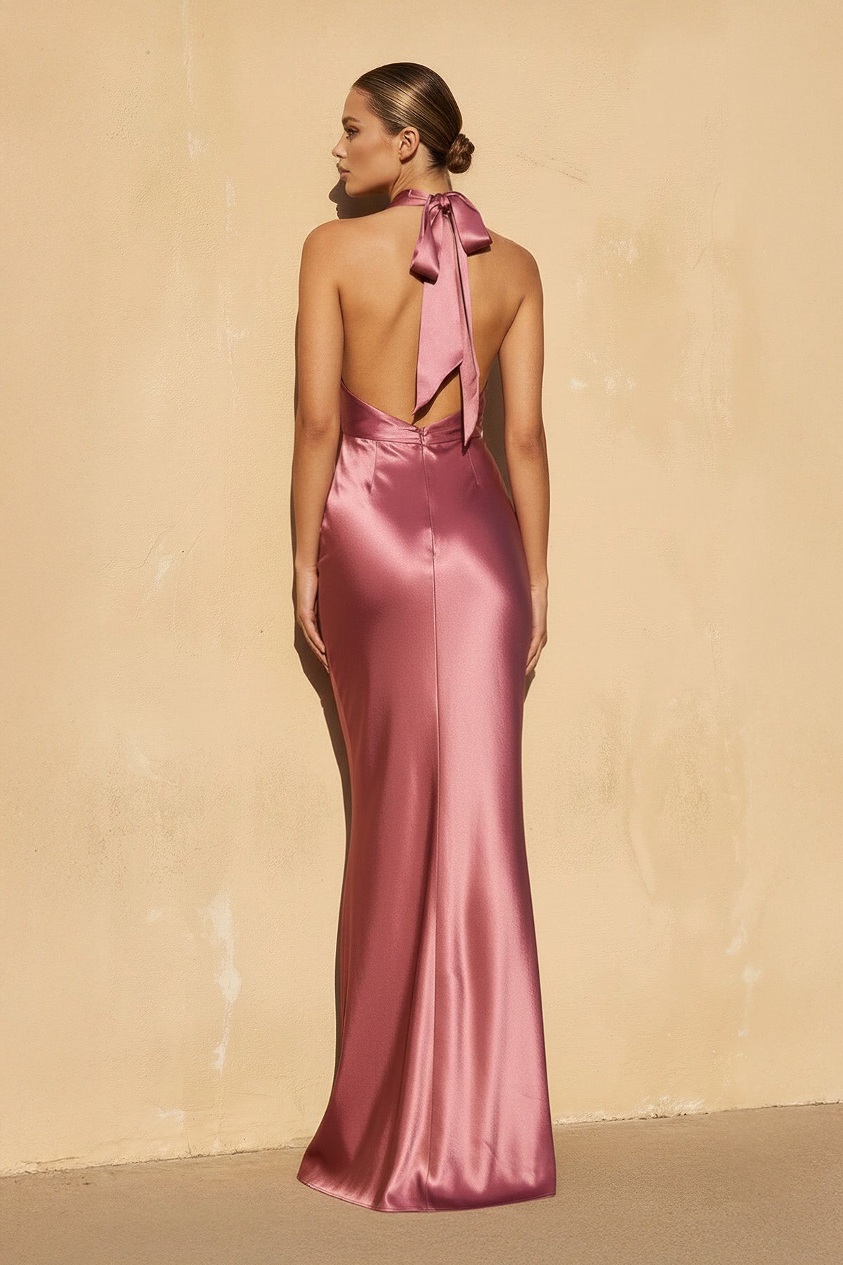 Robe longue mulberry dos nu - Harana
