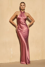 Robe longue mulberry dos nu - Harana