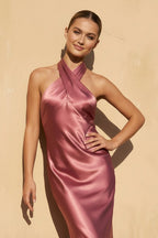 Robe longue mulberry dos nu - Harana