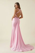 Robe longue coupe sirène dos nu - Harana