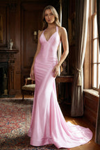 Robe longue coupe sirène dos nu - Harana
