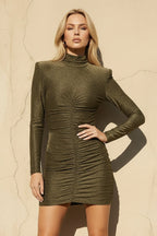 Robe courte olive - Harana