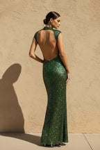 Robe longue pailletée - Harana