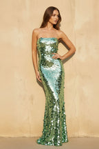 Robe longue pailletée coupe sirène - Harana