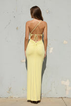 Robe longue avec fente - Harana