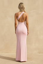 Robe longue rose plissée - Harana