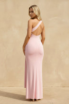 Robe longue rose plissée - Harana