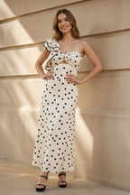 Robe midi champagne - Harana