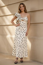 Robe midi champagne - Harana