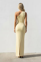 Robe longue effet drapé - Harana