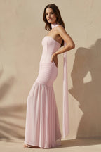 Robe longue bustier plissée - Harana