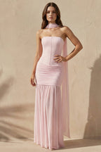 Robe longue bustier plissée - Harana