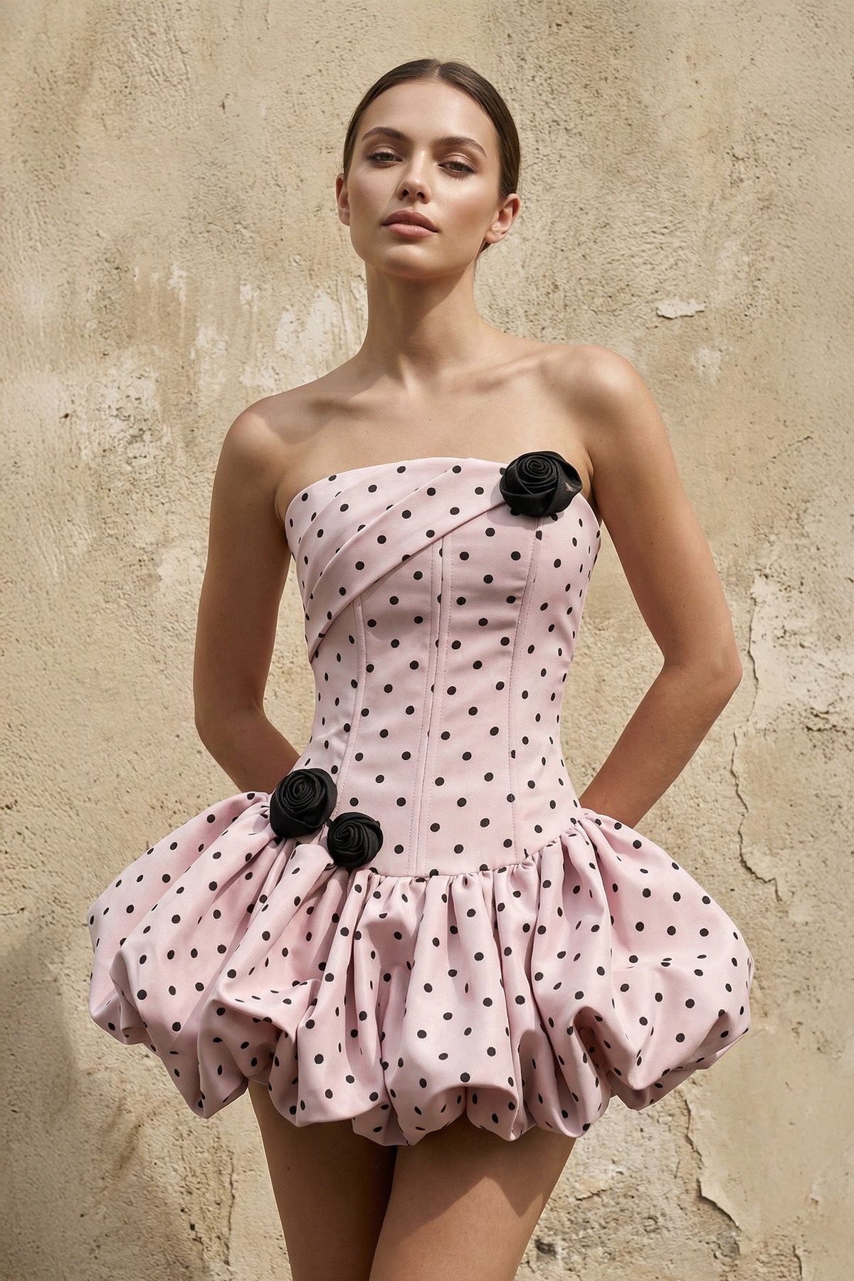 Robe courte rose - Harana