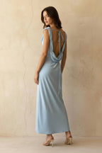 Robe longue bleu ciel - Harana