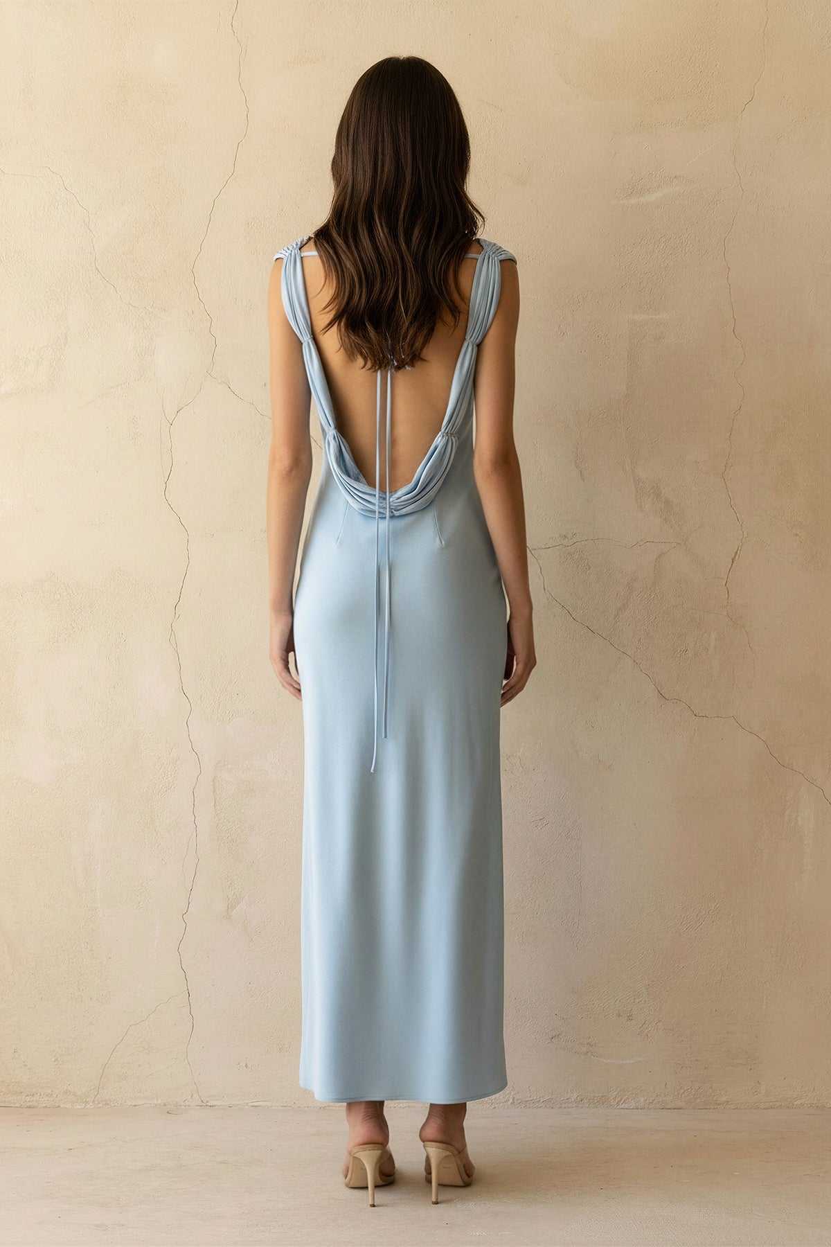 Robe longue bleu ciel - Harana