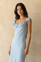 Robe longue bleu ciel - Harana