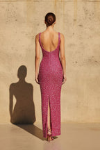 Robe longue pailletée - Harana