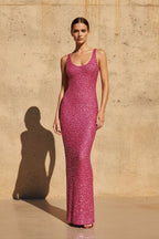 Robe longue pailletée - Harana