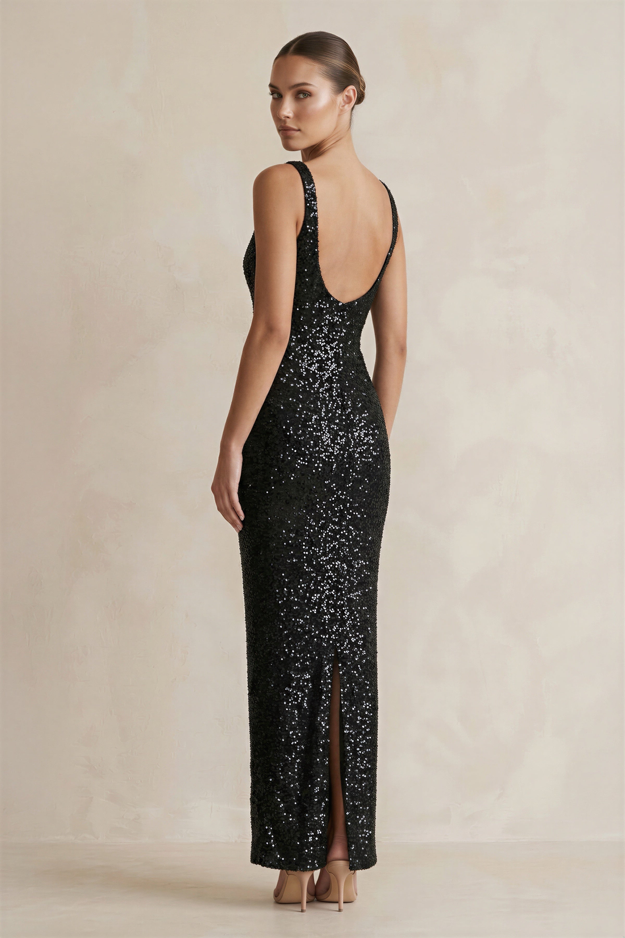 Robe longue pailletée - Harana
