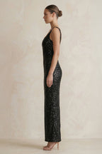 Robe longue pailletée - Harana