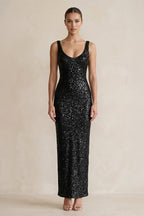 Robe longue pailletée - Harana