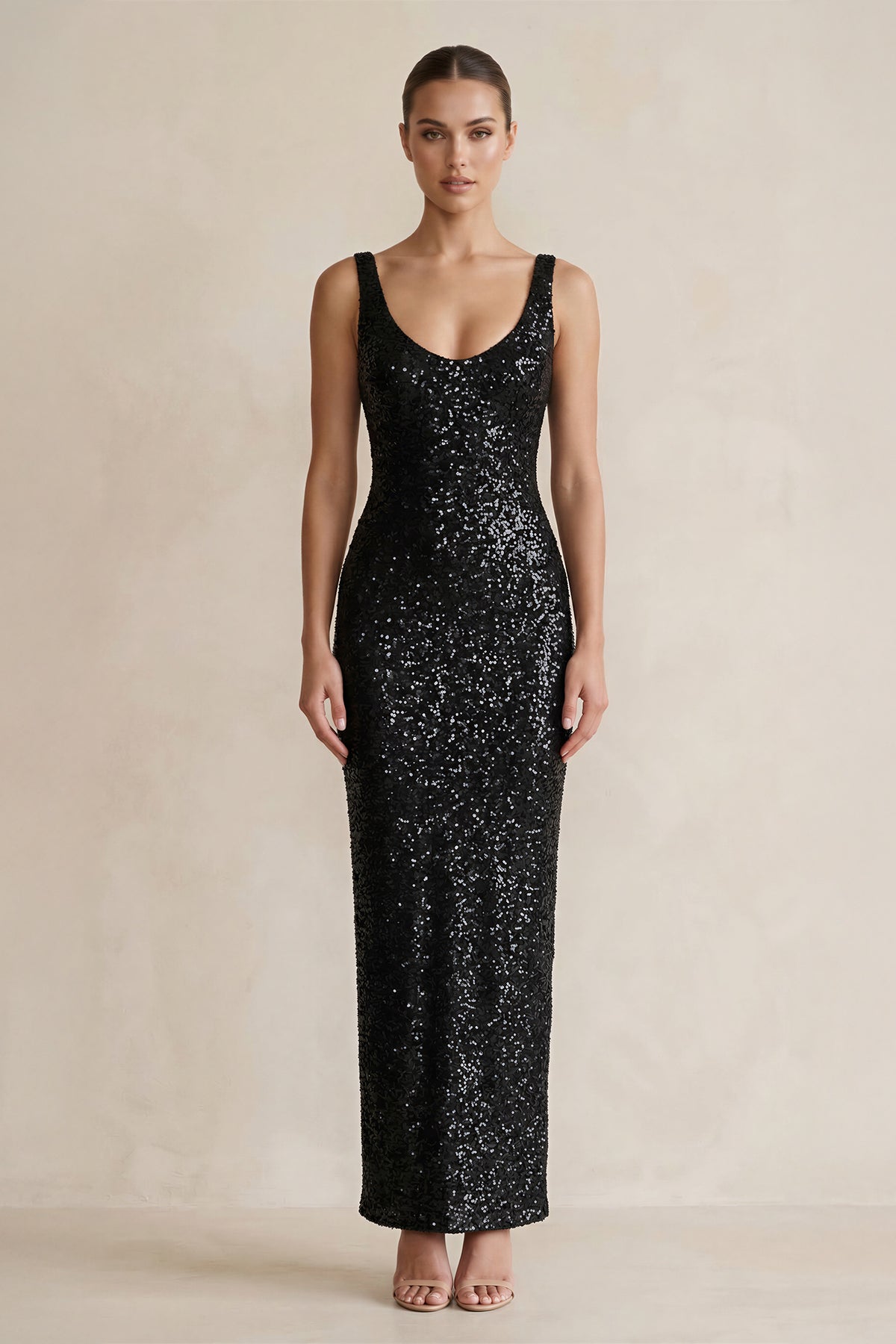 Robe longue pailletée - Harana