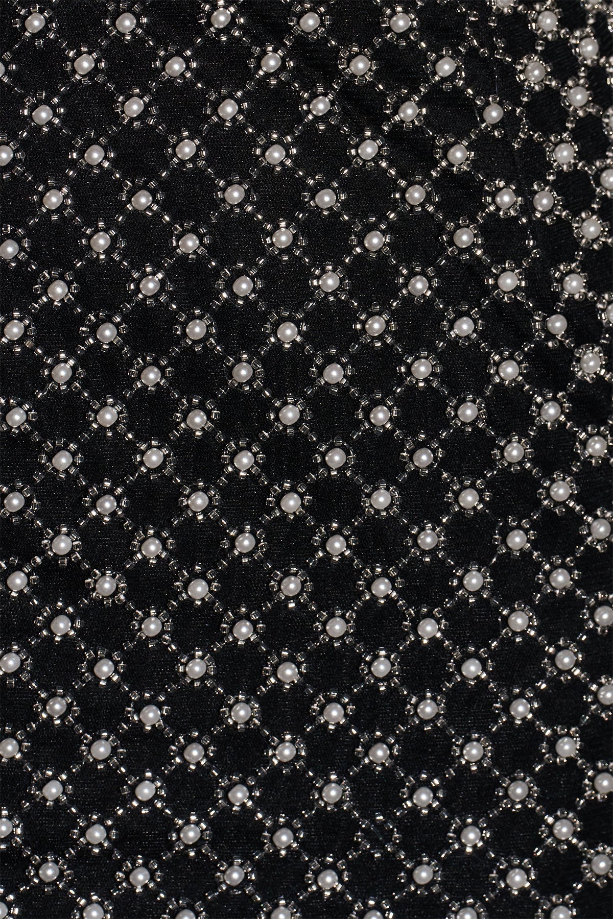 Robe courte perlée avec nœud - Harana