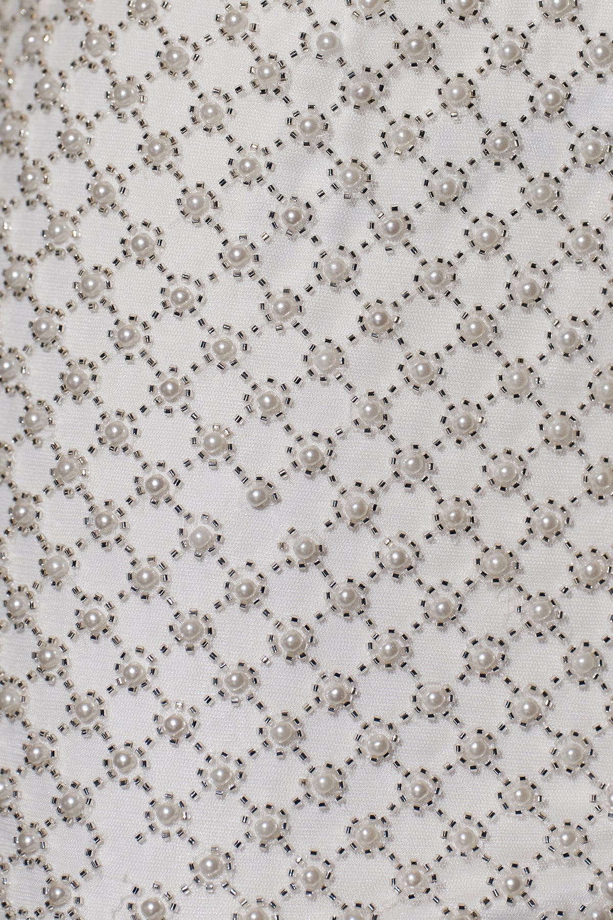 Robe courte perlée avec nœud - Harana