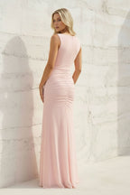 Robe longue effet drapé - Harana