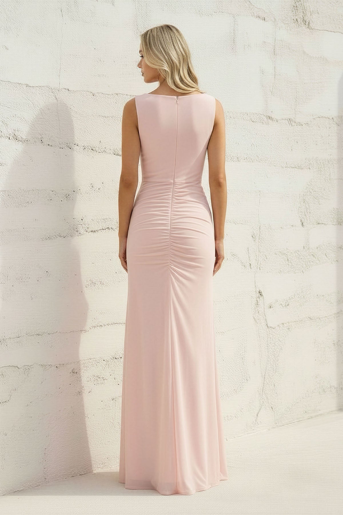 Robe longue effet drapé - Harana
