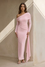Robe longue effet drapé - Harana