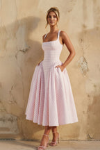 Robe midi rose - Harana