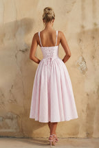 Robe midi rose - Harana