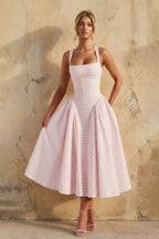 Robe midi rose - Harana