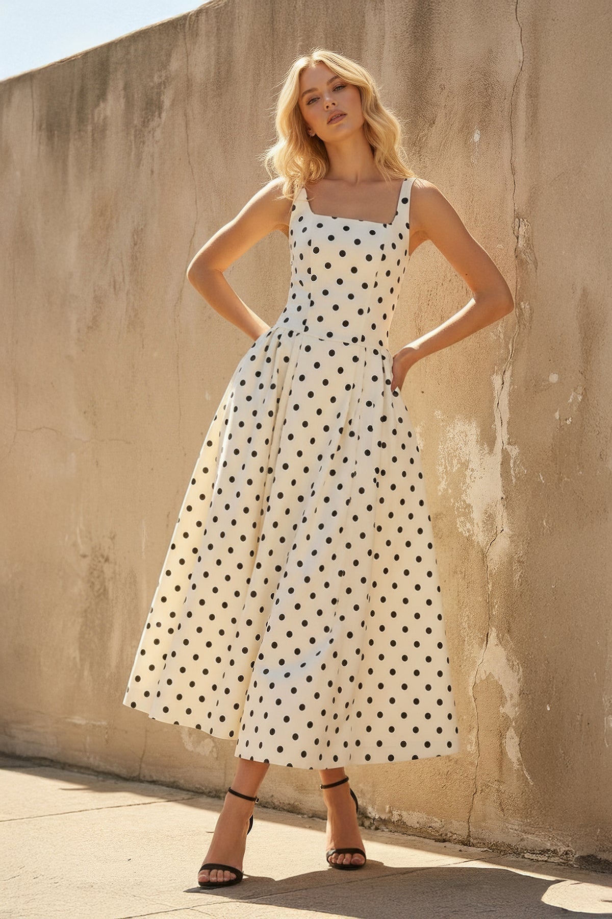 Robe midi ivoire - Harana