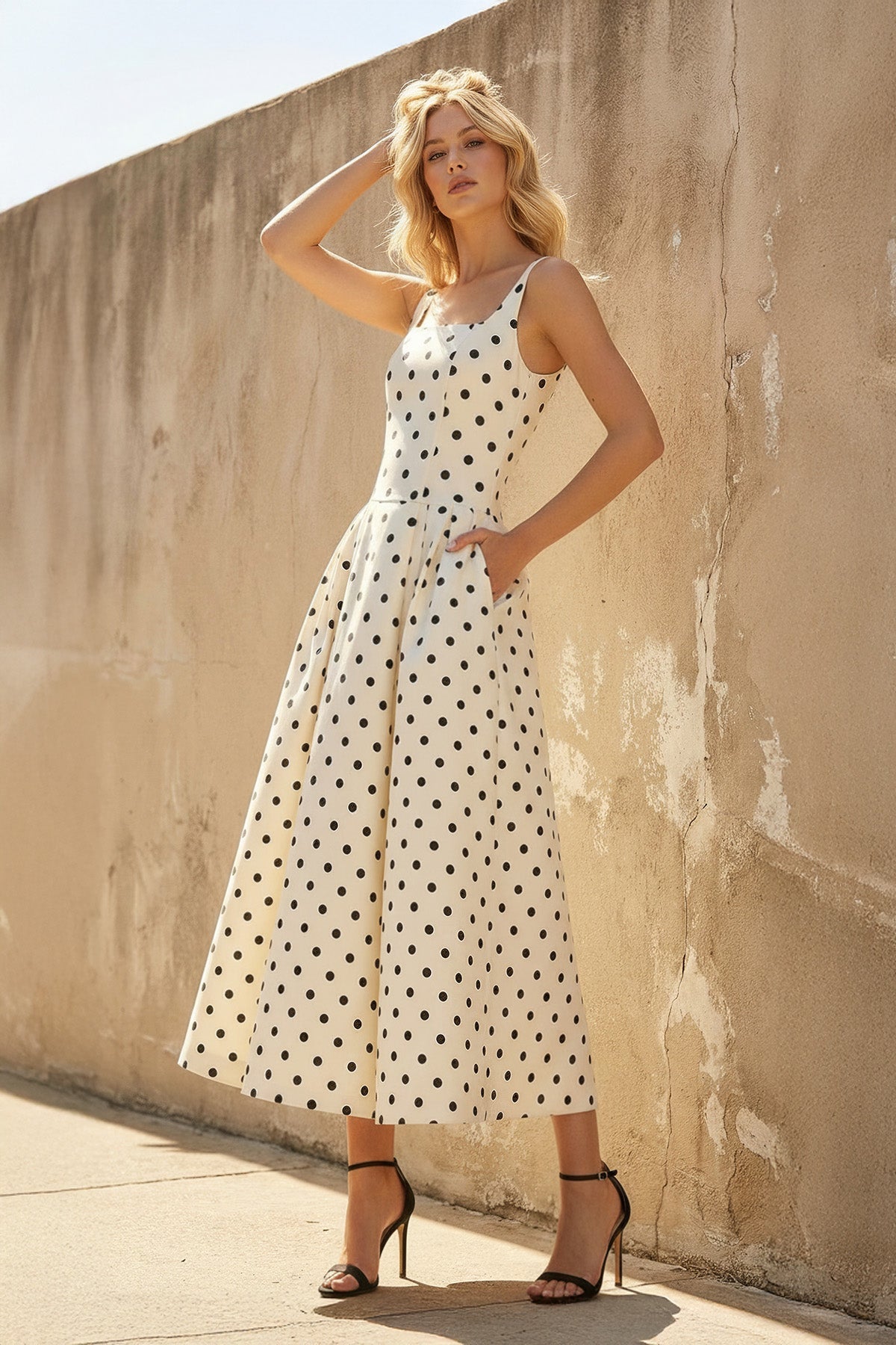 Robe midi ivoire - Harana