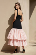 Robe midi à volants - Harana