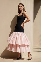 Robe midi à volants - Harana